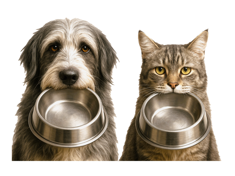 Hund und Katze - mit KI-Unterstützung erstellt